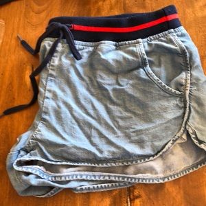 ͏American  Eagle denim short with drawstring